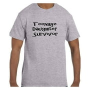 Funny Humor Tshirt Mother's Day Teenage Daughter Survior