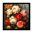 thumbnail image 1 of Light Retro Abstract Triptych Oil Painting Artwork for Living Room Dining Room Hallway Wall Decoration with Ancient Style Texture, 1 of 6