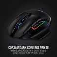 thumbnail image 2 of Mouse Gamer Corsair  Dark Core RGB Carga Inalámbrica -Negro, 2 of 2