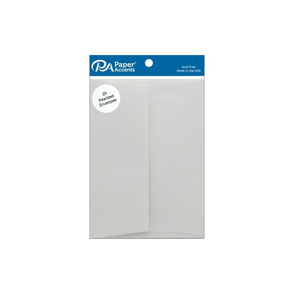 Paper Accents Envelope 5.25"x 7.25" Pearlized Pearl 25pc