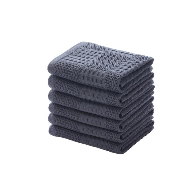 Absorbent Cotton Dish Cloths for Kitchen Commercial Use, Reusable Glass Cleaning Towels for Milk Tea Shop Restaurant