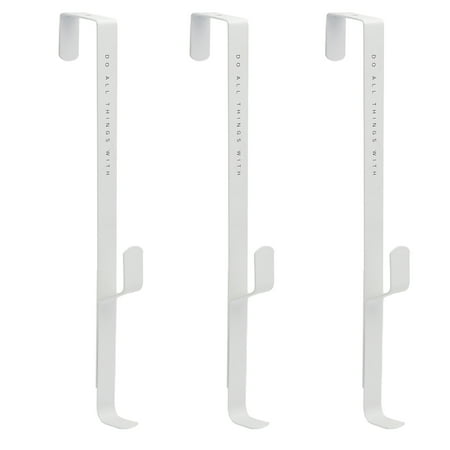 

3Pcs Clothes Hanger Hooks Door Back Hook Racks Punch-free Door Back Hooks