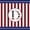 D Letter, variant on Manfei Patriotic Monogrammed A Twin Duvet Cover, Star Stripe Pattern Twin Bedding, Red White Blue, Navy Reversible 2pcs, 1 Duvet Cover and 1 Pillowcase