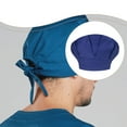 thumbnail image 6 of Dualoai Chef Hat Adjustable Multifunctional Sturdy Gifts for Unisex Adults Nurse Cap Blue, 6 of 9