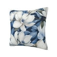 thumbnail image 2 of YFYANG Square Decorative Throw Pillow Case (Without Pillow Insert), Magnolia Flower Pattern Bedroom Sofa Car Cushion Cover, 18"x18", 2 of 9