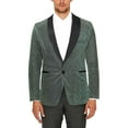 thumbnail image 2 of Vedolay Mens Fall Tops Blazers for Men Business Casual Long Sleeve Business Fashion Suit Jackets,Mint Green M, 2 of 3