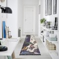 thumbnail image 4 of Yayeee Runner Rug for Bedroom 2'x6' Machine Washable Hallway Non Slip Mat, Beige Astronaut, 4 of 8