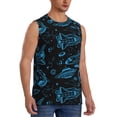 thumbnail image 2 of Fotbe Spacecraft Men's Camiseta sin Mangas Estampada para Hombres, Playera Casual para Gimnasio, Entrenamiento, Playa-Medium, 2 of 7