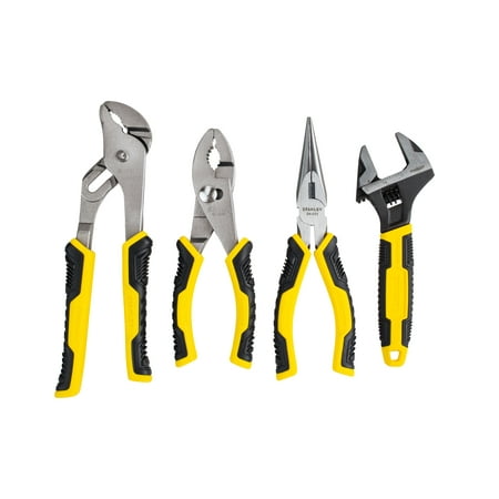 STANLEY 84-558 4-Piece Plier and Adjustable Wrench