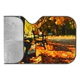 thumbnail image 4 of Awypu Fall Leaves Funny Windshield Sun Shade Car Shades for Front Windows 51.18*27.59 in, 4 of 7