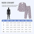 thumbnail image 4 of Balery Baby Cow Pijama para Hombre de Dos Piezas con Manga Larga, Conjunto de Dormir y Descanso Suave con Bolsillos-Medium, 4 of 7