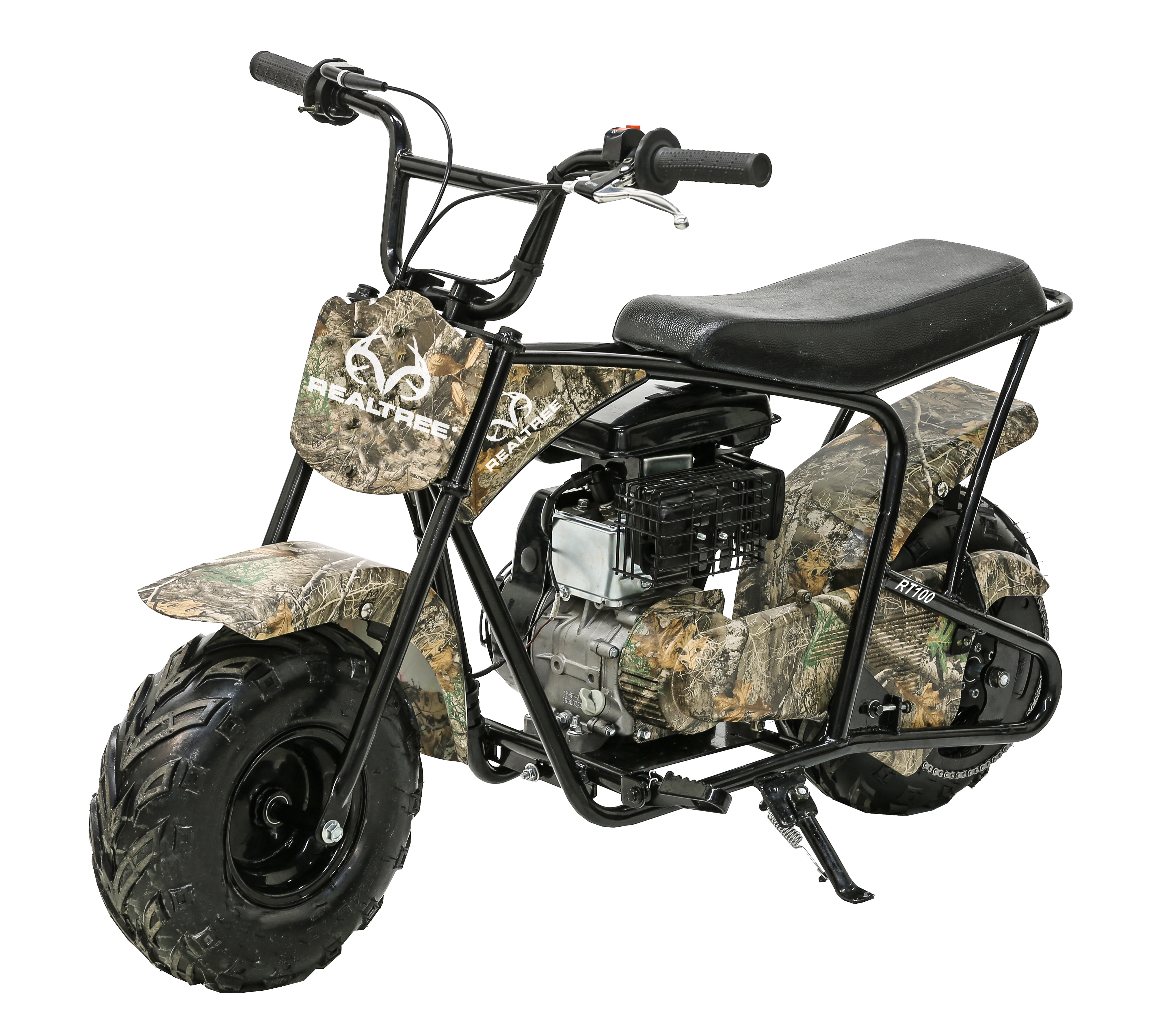 Buy Realtree RT100 105CC Camo Gas Powered Ride On Mini Bike Online in