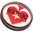 thumbnail image 3 of 3 Inch Button with Rubber Ring for Texas Holden, Blackjack, Roulette Casino Poker Chip High Quality and Durable, 3 of 5