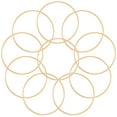 thumbnail image 1 of Shisuyan 10pcs Dream Catcher Metal Hoops Macrame Rings DIY Crafts Floral Wreath Metal Hoops Handicraft Rings, 1 of 9