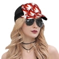 thumbnail image 5 of Lsque Fire Symbols Printed Trucker Hat - Baseball Cap for Men Women - Breathable Mesh Side, Adjustable Fit - for Casual Wear, 5 of 7
