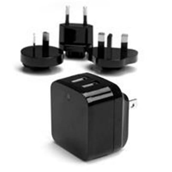 High Power 17 watt 3.4 amp Dual Port USB Wall Charger