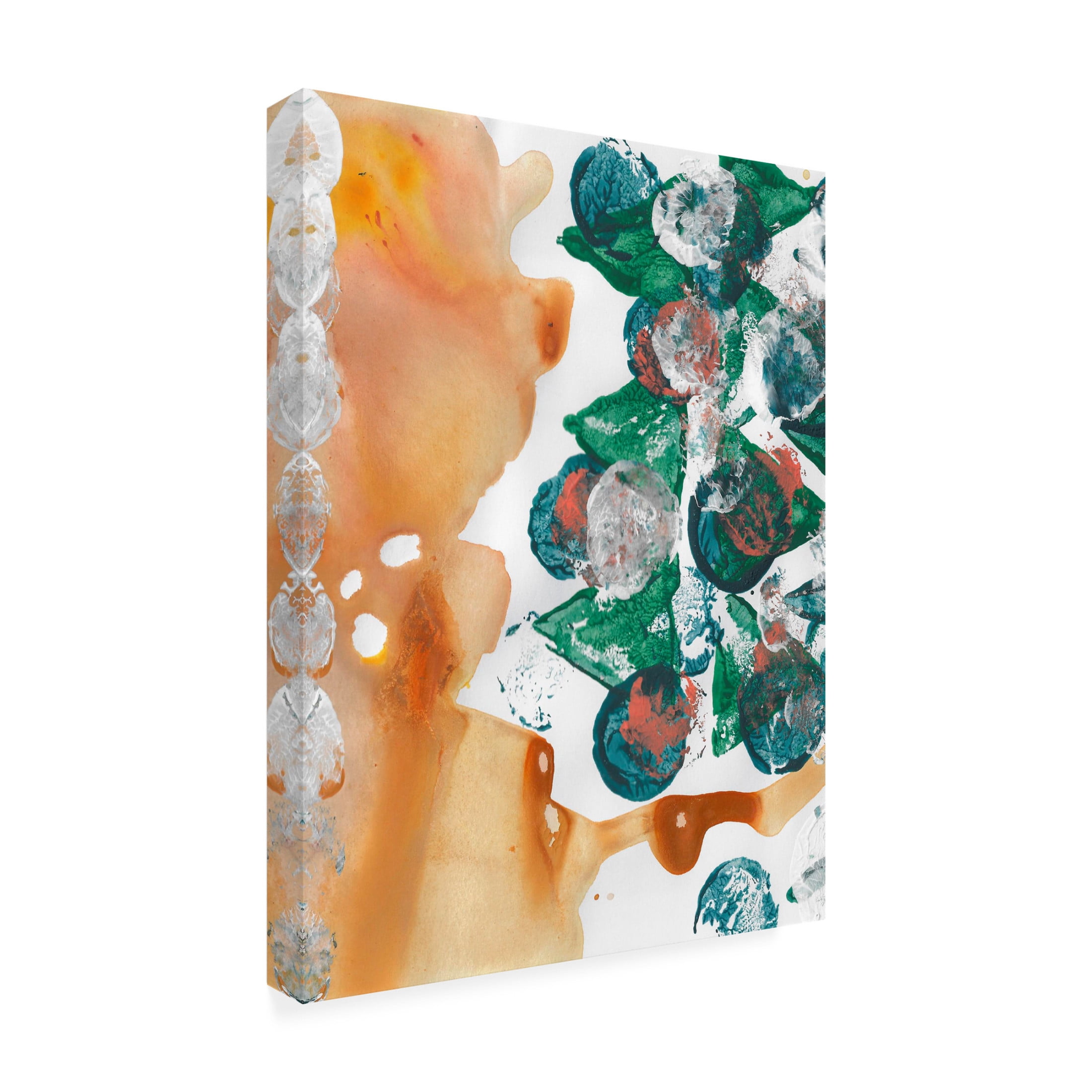 Canvas Wall Art - Maliq 'Opposite' Wall Art for Living Room, Bedroom, or Office Décor by Trademark Fine Art - 14 x 19 Inches