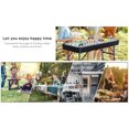 thumbnail image 5 of UBesGoo 4 Foot Party Ice Cooler Folding Table, Portable Tailgate Camp Fishing Cleaning Table, Plastic with Matching Skirt, Ice Table for Party Black, 5 of 7