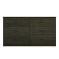 Mainstays Classic 6 Drawer Dresser, Espresso