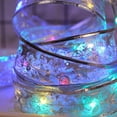 thumbnail image 1 of Christmas Ribbon Fairy Lights, 13ft 40 LED Lights Battery Powered Copper Fairy Strings Lights,Ribbon Bows Lights for Weddings New Year Christmas Tree Decorations, 1 of 6