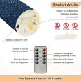 thumbnail image 5 of Iauyy Flameless Candles Battery Operated LED Pillar Candles with Remote and Timer, Dark Blue Set of 2 （S), 5 of 8