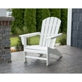 thumbnail image 2 of POLYWOOD Nautical Outdoor Adirondack Chair in White, 2 of 3