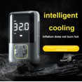 thumbnail image 4 of Danhjin Air Pump Car Portable Inflator Intelligent Tire Inflator Multi Functional High Speed And High Pressure Inflator, 4 of 9
