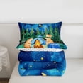 thumbnail image 5 of Erosebridal Cartoon Capybara Camping Twin Comforter Sets 3-Piece For Kids,Kawaii Animal Adventure Theme Bedding Set For Boys Girls,Lightweight Room Decor, 5 of 7