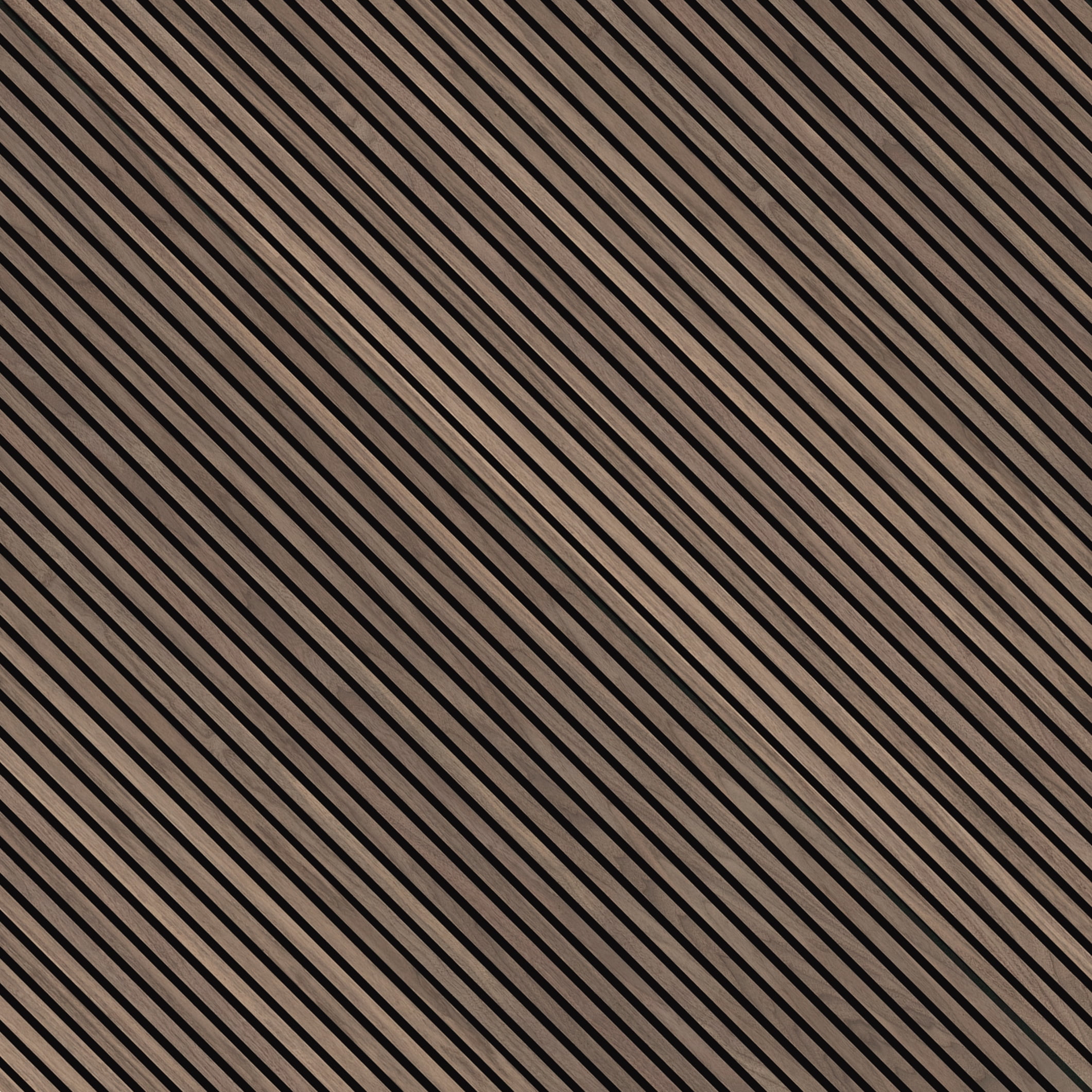 MSI 94.5" x 9.5" 3D Tawny Fluted Wood Slat Acoustic Sound Absorbing Wall Paneling (Set of 4)