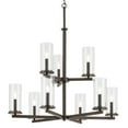 thumbnail image 2 of 44014OZ Kichler Lighting Crosby - 9 Light Chandelier-32.5 Inches Tall and 32.25 Inches Wide-Olde Bronze Finish, 2 of 5