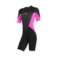 thumbnail image 2 of Traje de neopreno de 2 mm para adultos, traje de buceo, traje de baño con cremallera trasera, manga corta, Mujer Zulema  Traje de Neopreno, 2 of 8