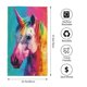 thumbnail image 2 of Balery Watercolor White Horse Toalla de Microfibra Premium con Estampado – 27.5x16 pulgadas, Alta Absorción, Suave y Aterciopelada, Secado Rápido, 2 of 6