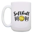 thumbnail image 2 of ThisWear Mom Coffee Mug Softball Mom Coffee Cup Boy Mom Gifts Mom Presents 15oz Coffee Mug, 2 of 4
