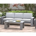 thumbnail image 3 of Afuera Living Modern Outdoor Patio Wide Frame Sofa in Gray, 3 of 4