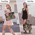 thumbnail image 6 of Large Capacity Tote Bag,Red Mushroom Frog Black Pattern Handbag Fashion Luxury Tote Bag,15.7"x13"x 5.1" Inches,Laptop Compatible, 6 of 6