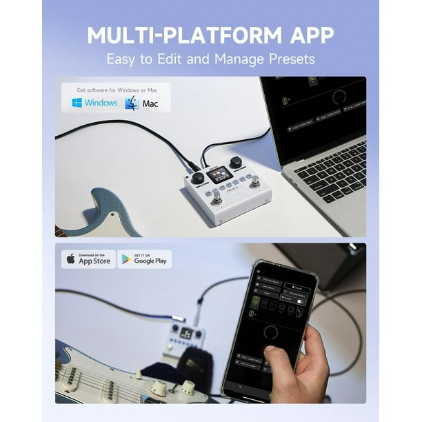 Donner Pocket-X Multi Effects Digital Guitar Pedal with 6 Effects