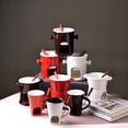 thumbnail image 2 of ACDANC Fondue Mug,Use Anywhere Fondue Cup,Adds Sophistication Fondue Coffee Cup,White,Including Candle, 2 of 4