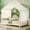 White Canopy, variant on Bellemave Twin Size Canopy Bed, Montessori Floor Bed with High Railings, Wooden Twin House Bed with Roof, House Shaped Bed Twin, Natural