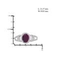 thumbnail image 7 of 5 1/2 Carat T.G.W. Ruby And White Diamond Accent Sterling Silver 3-Piece Jewelry set, 7 of 7