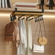 thumbnail image 5 of Estanterías y Bastidores de Almacenamiento, Organizador de Armario Colgante de Un Solo Nivel con Ganchos, Estante de Almacenamiento de Pared de Acero Inoxidable, Estante de Cocina Que Ahorra Espacio, 5 of 6