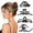 #B, variant on Skull Clip 4-Piece Halloween Zinc Alloy Hair Claw Clips Set for Styling | Seasonal Costume Accessory, Bun Accent for Updos, Half-Up Hairstyle Detail