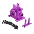 thumbnail image 3 of Caja de cambios frontal de metal, carcasa de caja de cambios, accesorios para coche RC, repuesto resistente Púrpura, 3 of 9