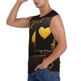 thumbnail image 3 of Balery Casino Playing Cards Camisetas sin mangas para hombre, absorbe la humedad y protege contra el mal olor.-XX-Large, 3 of 7