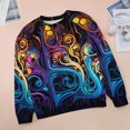 thumbnail image 6 of Simple Golden Ripple Womens Oversized Sweatshirts Hoodies Crewneck Casual Tops Comfy FallWinter Clothes 2024, 6 of 7