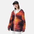 thumbnail image 3 of Balery Sunset River Western Cowboy Sudadera ligera de manga larga con capucha y protección solar UPF 50+ para hombre y mujer, ideal para pesca y running-Medium, 3 of 7