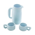 thumbnail image 4 of Juego de té de aleación Macarena en miniatura con Tetera y tazas 1:12 Azul claro, 4 of 8