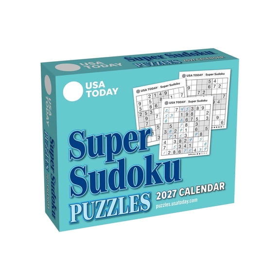 USA Today Super Sudoku 2027 Day-To-Day Calendar, (Paperback)