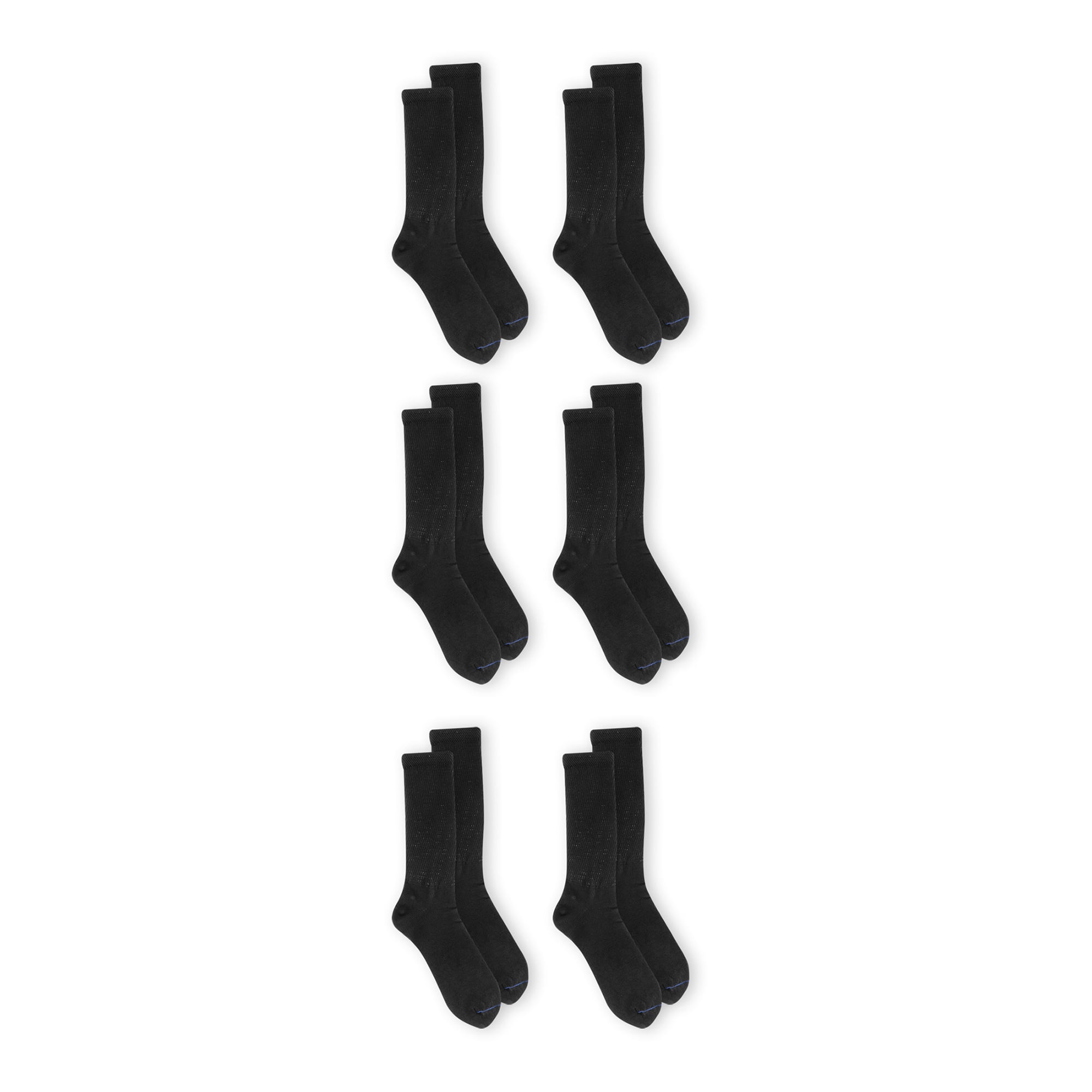 Dr. Scholl's Women's Diabetes and Circulatory Crew Socks 6 Pack