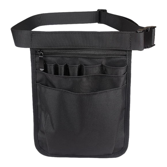 Sonducket Bolsa para enfermeras, riñonera, bolsillo extra, bolsa organizadora de selección rápida Bolsas de mensajero y de hombro Negro
