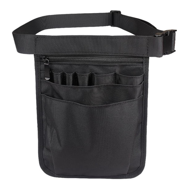 Sonducket Bolsa para enfermeras, riñonera, bolsillo extra, bolsa organizadora de selección rápida Bolsas de mensajero y de hombro Negro